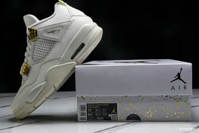 Reps LUCY 4 Retro Jordan Metallic Gold AQ9129-170 0525